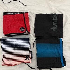 Hurley and rip curl Boardshorts 30-31